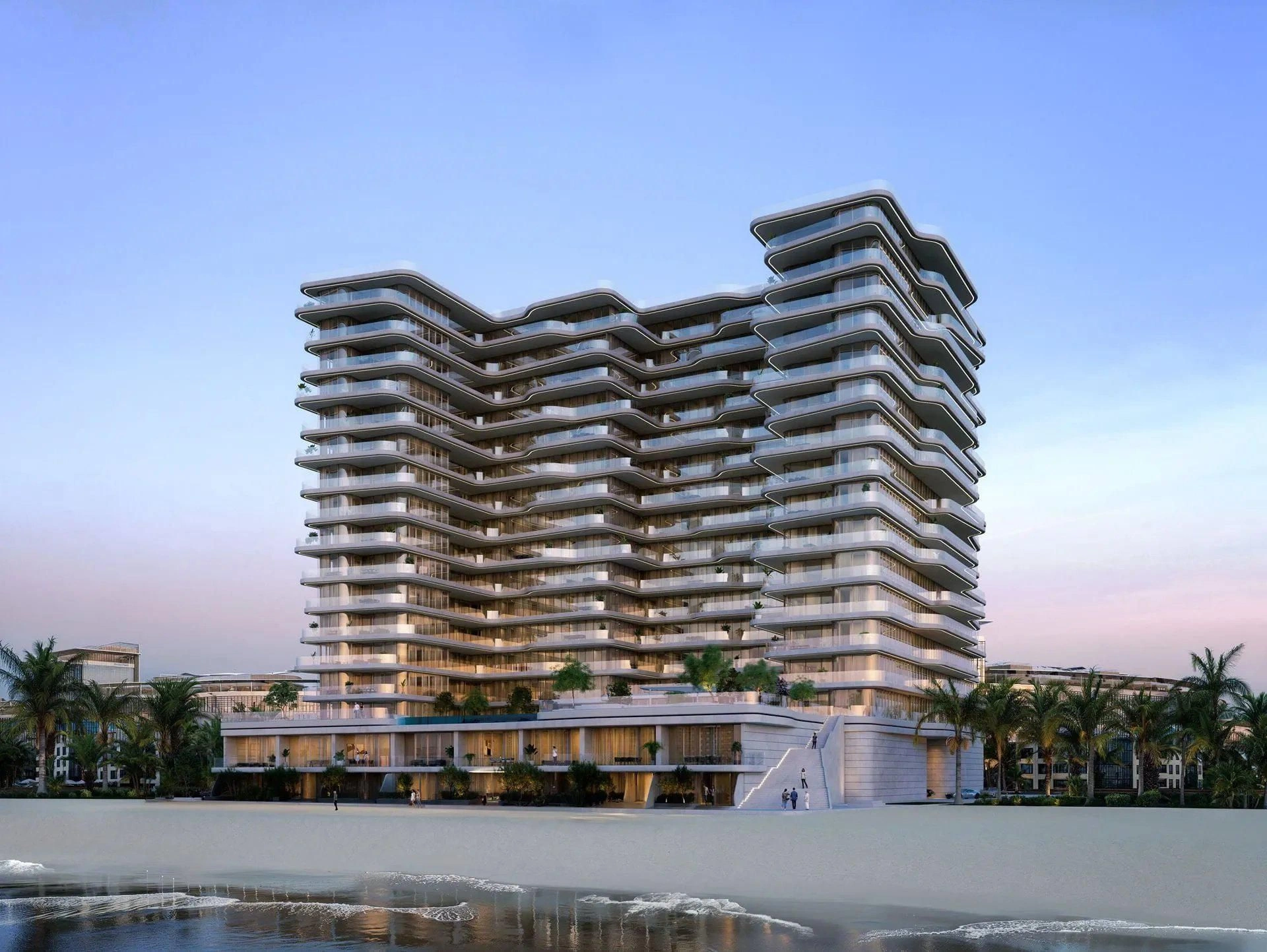 Luxury Beachfront Residence with Pool, Ras Al Khaimah