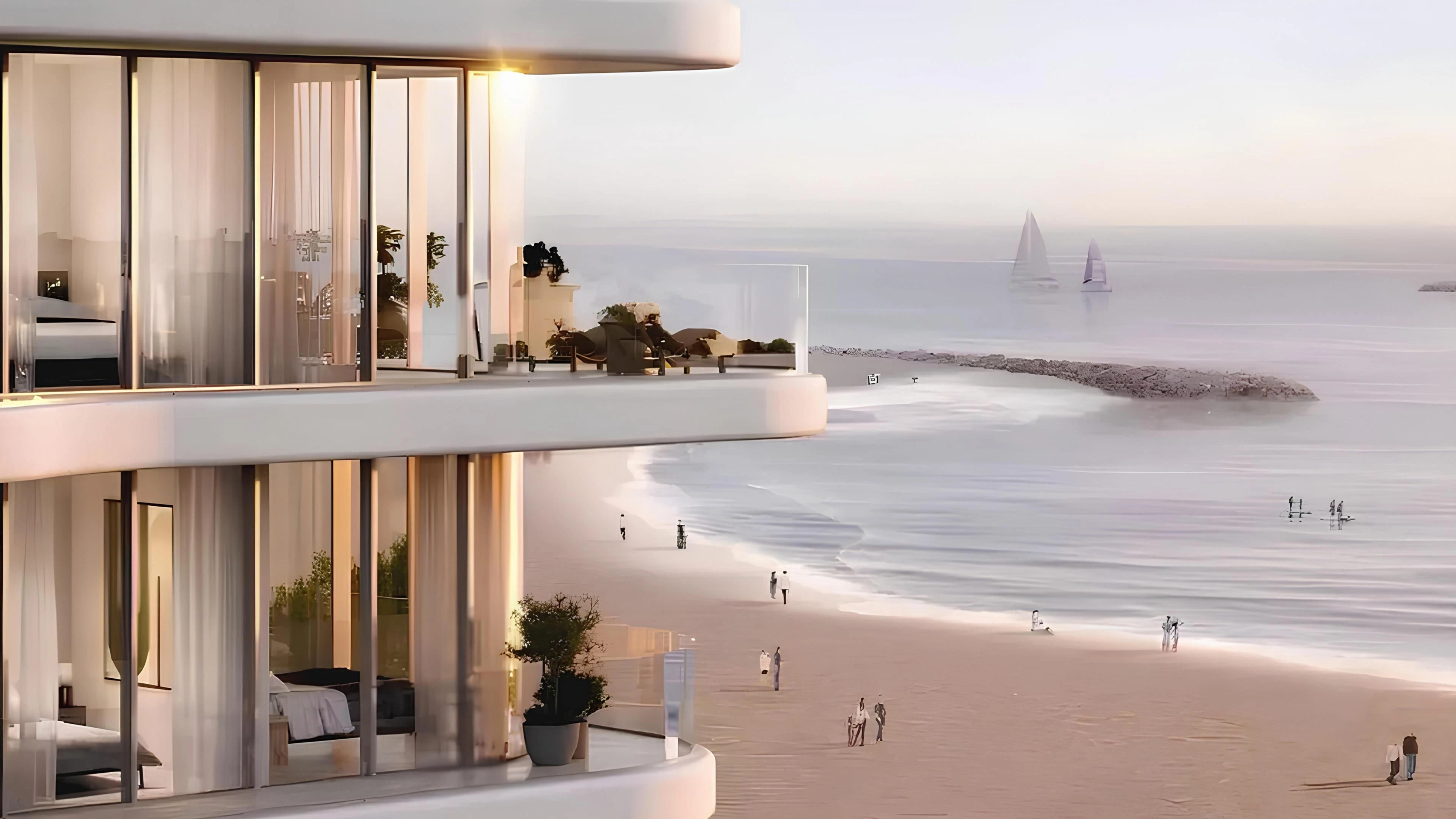 Luxury Beachfront Residence with Pool, Ras Al Khaimah