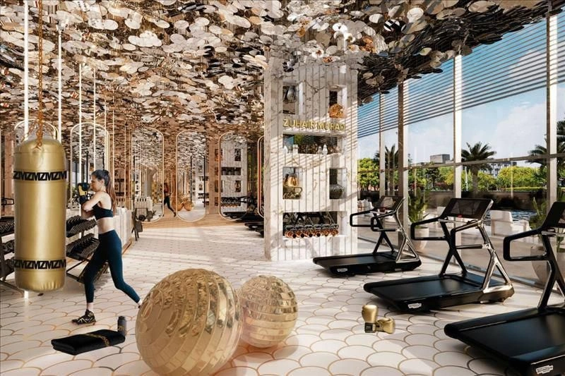 Modern residential complex in the center of Dubai