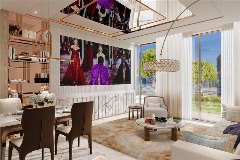 Modern residential complex in the center of Dubai