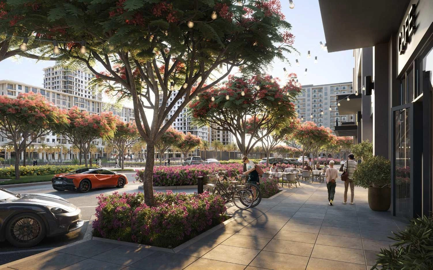 Luxurious residential complex near the main park in Dubai