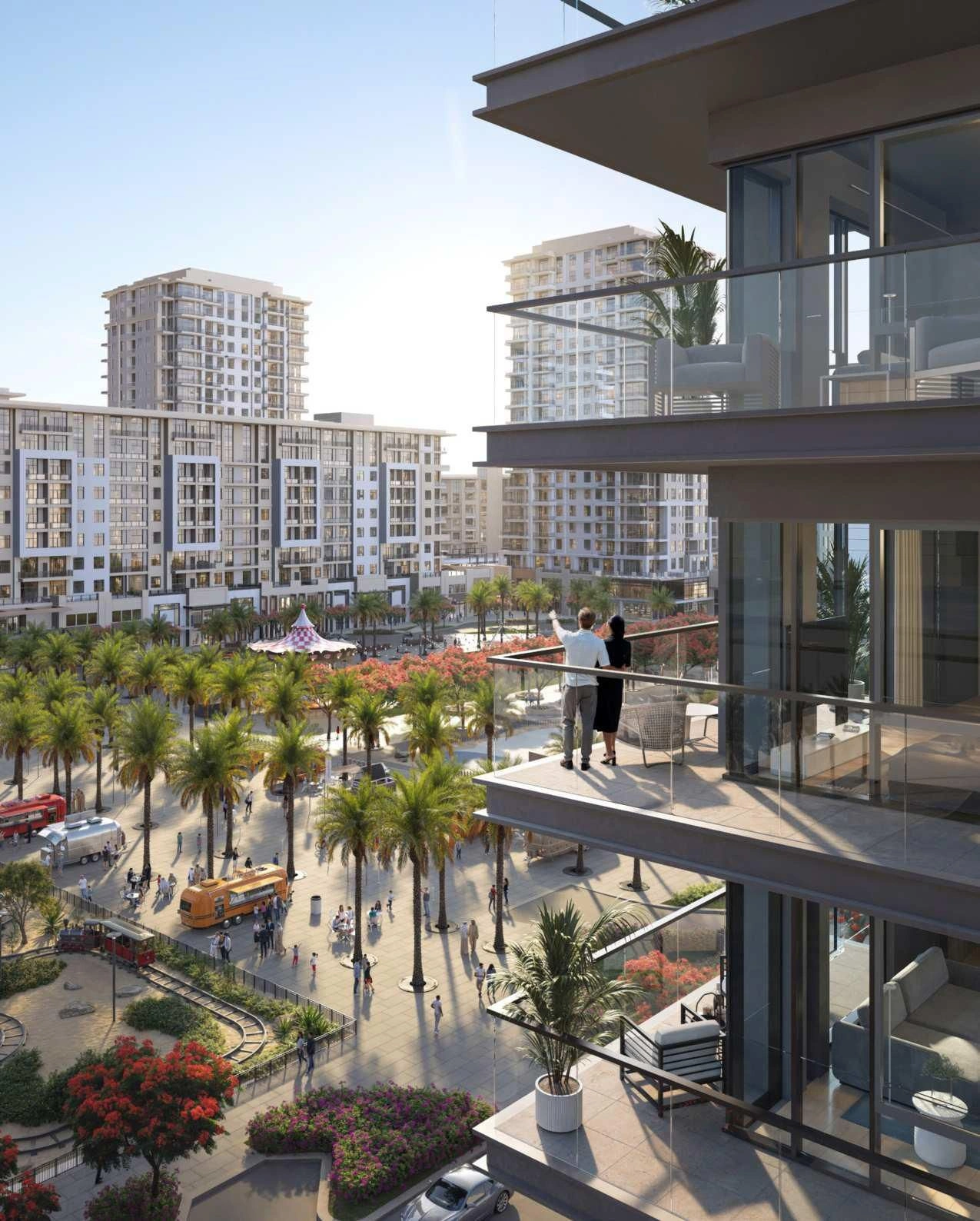 Luxurious residential complex near the main park in Dubai