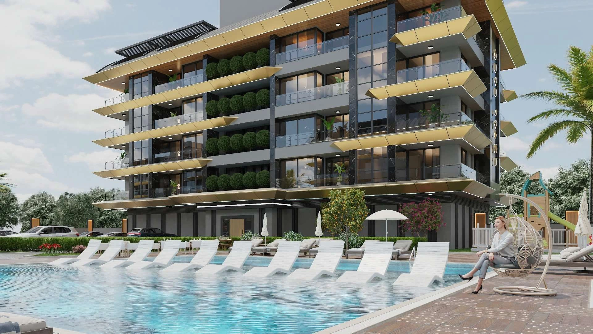 Luxury project 200 meters from the sea Alanya