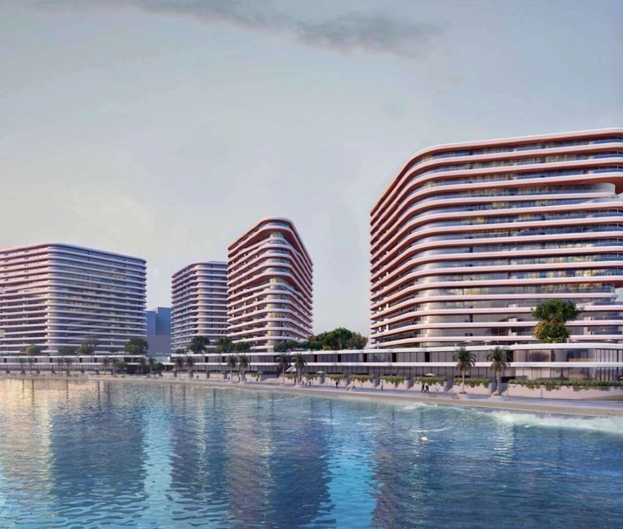 Apartamentos na costa da Ilha Yas