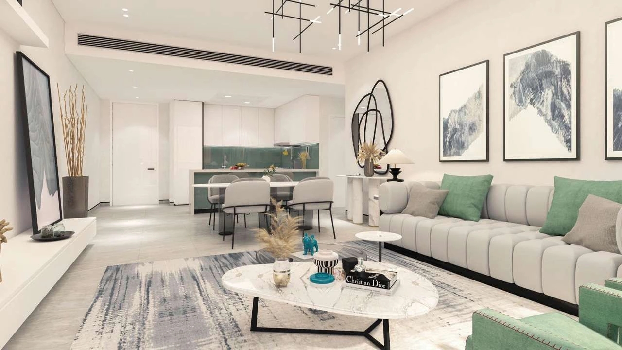 Apartamentos na costa da Ilha Yas