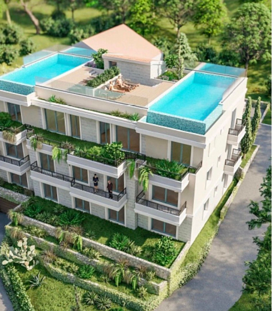 Dobrota, Karadağ'da elit yeni apartman kompleksi