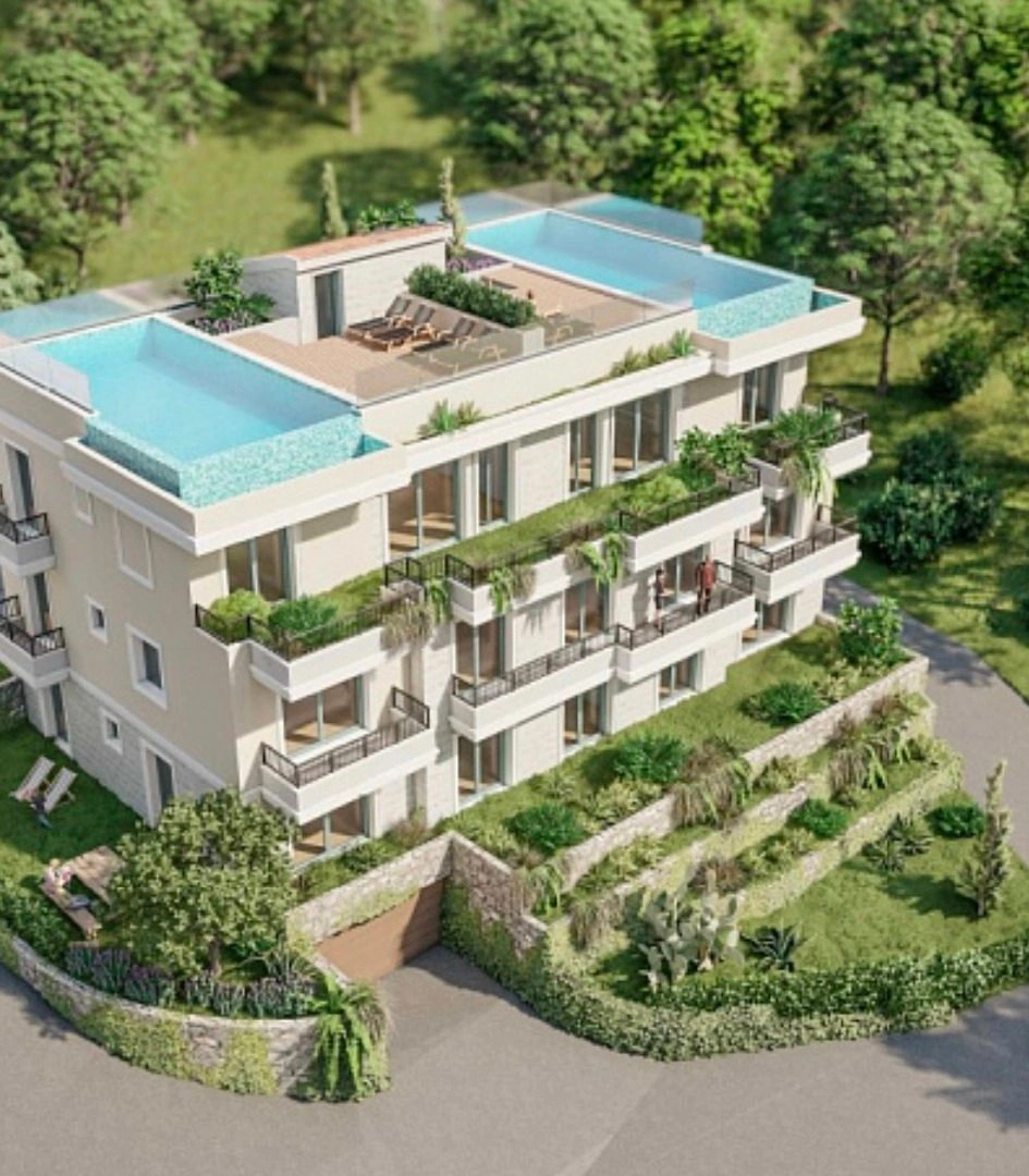 Dobrota, Karadağ'da elit yeni apartman kompleksi