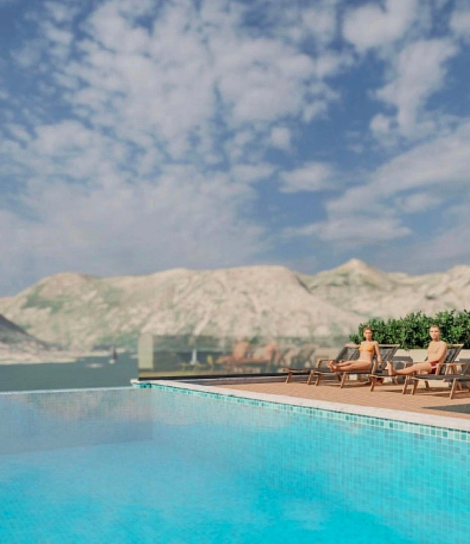 Dobrota, Karadağ'da elit yeni apartman kompleksi