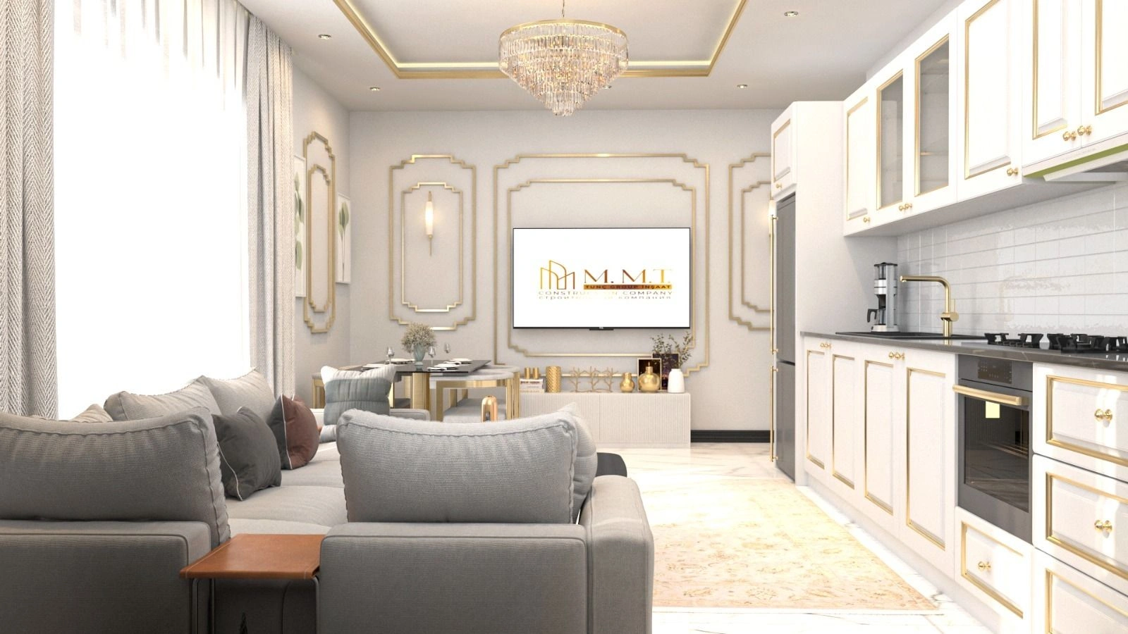 Stylish residential complex in Alanya of Turkey