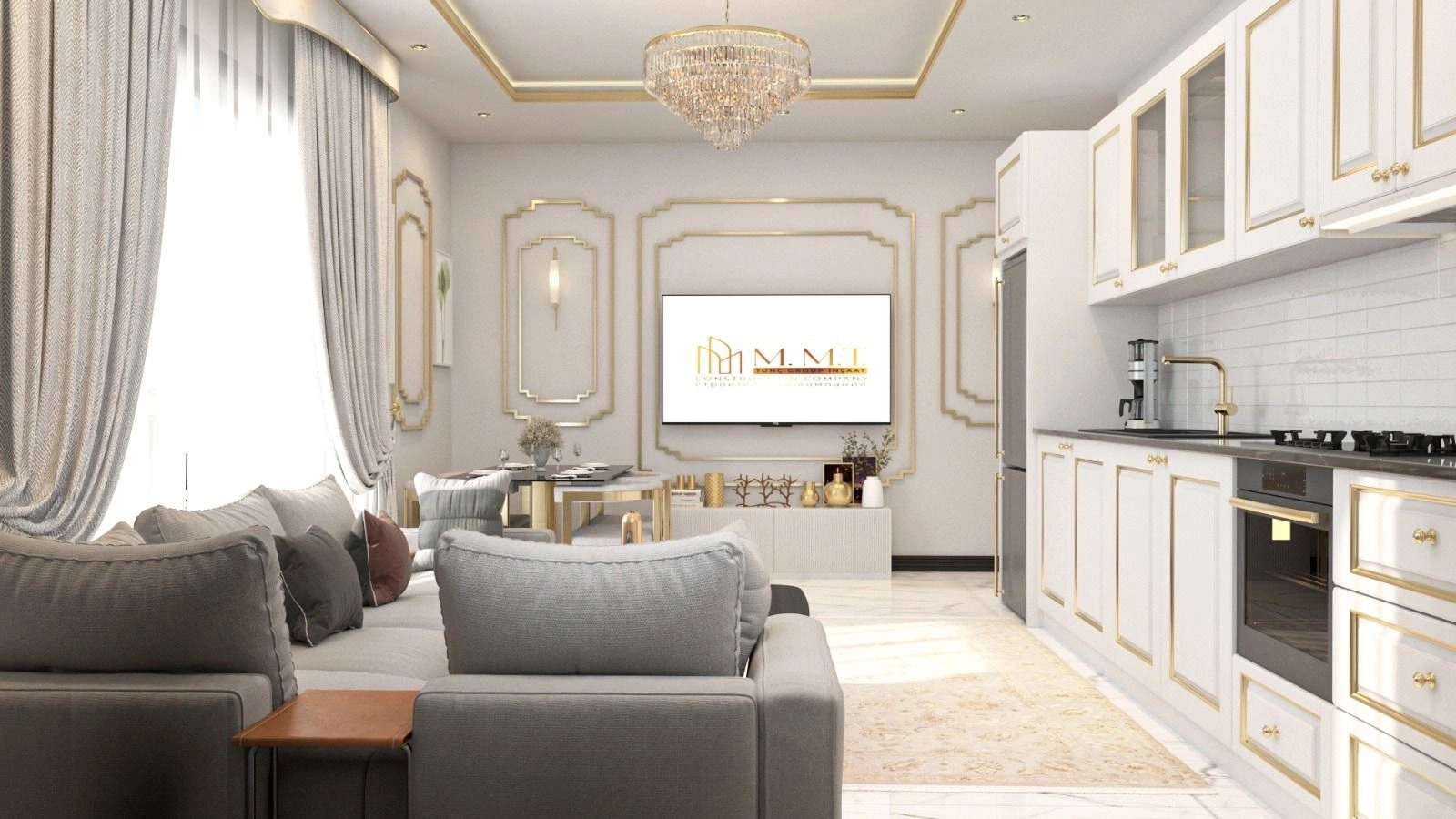 Stylish residential complex in Alanya of Turkey