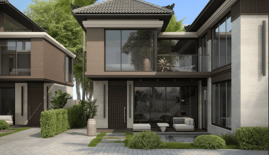 Complejo de villas único con piscina privada, Sanur, Bali