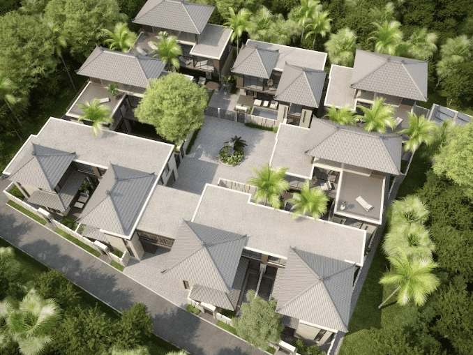 Complejo de villas único con piscina privada, Sanur, Bali