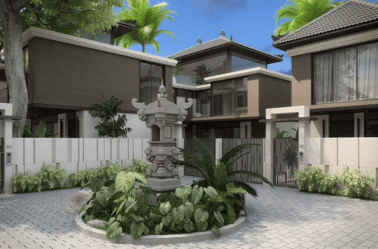 Complejo de villas único con piscina privada, Sanur, Bali