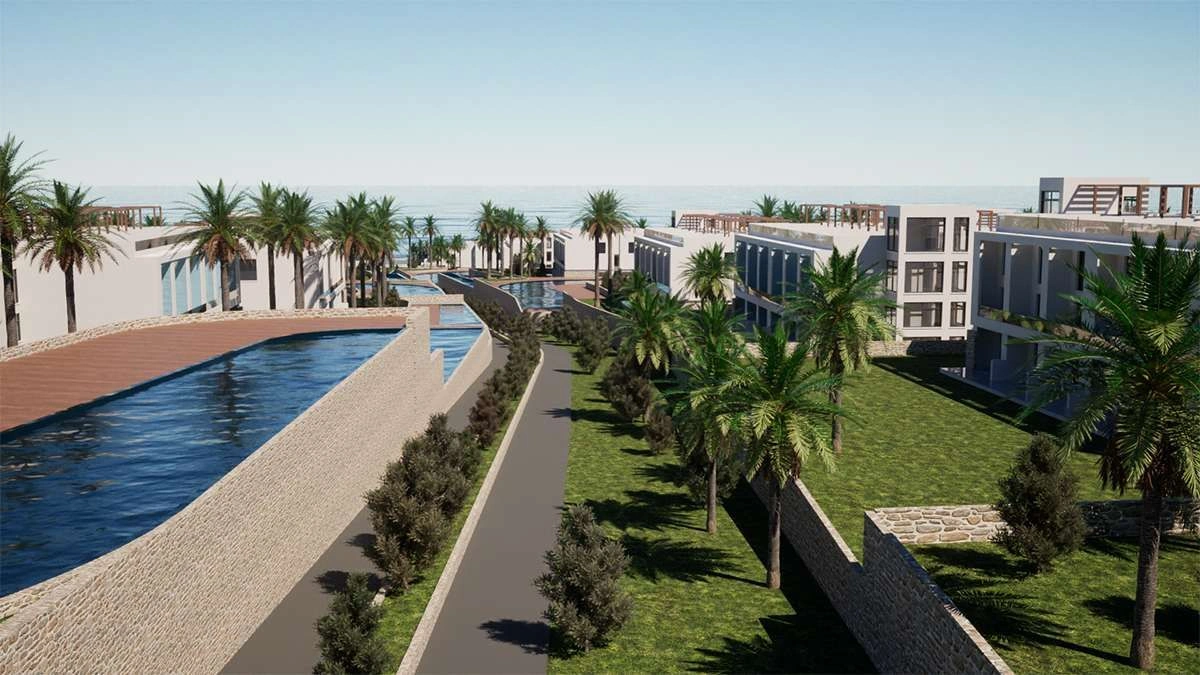 Luxury apartments with mountain views of North Cyprus