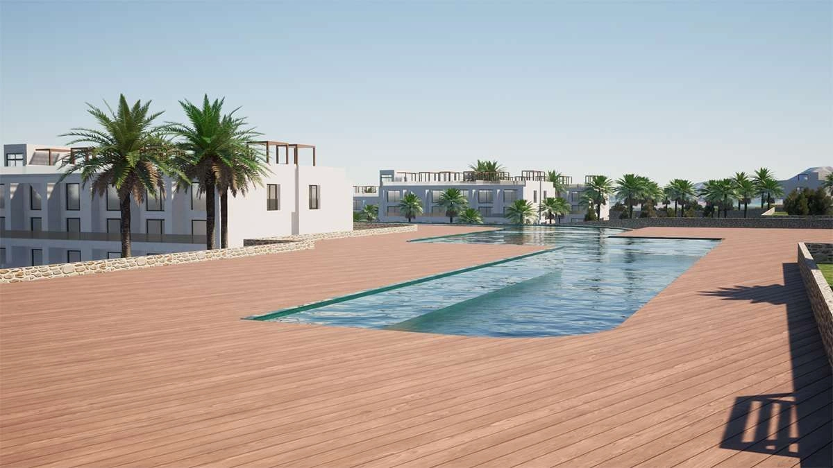 Luxury apartments with mountain views of North Cyprus