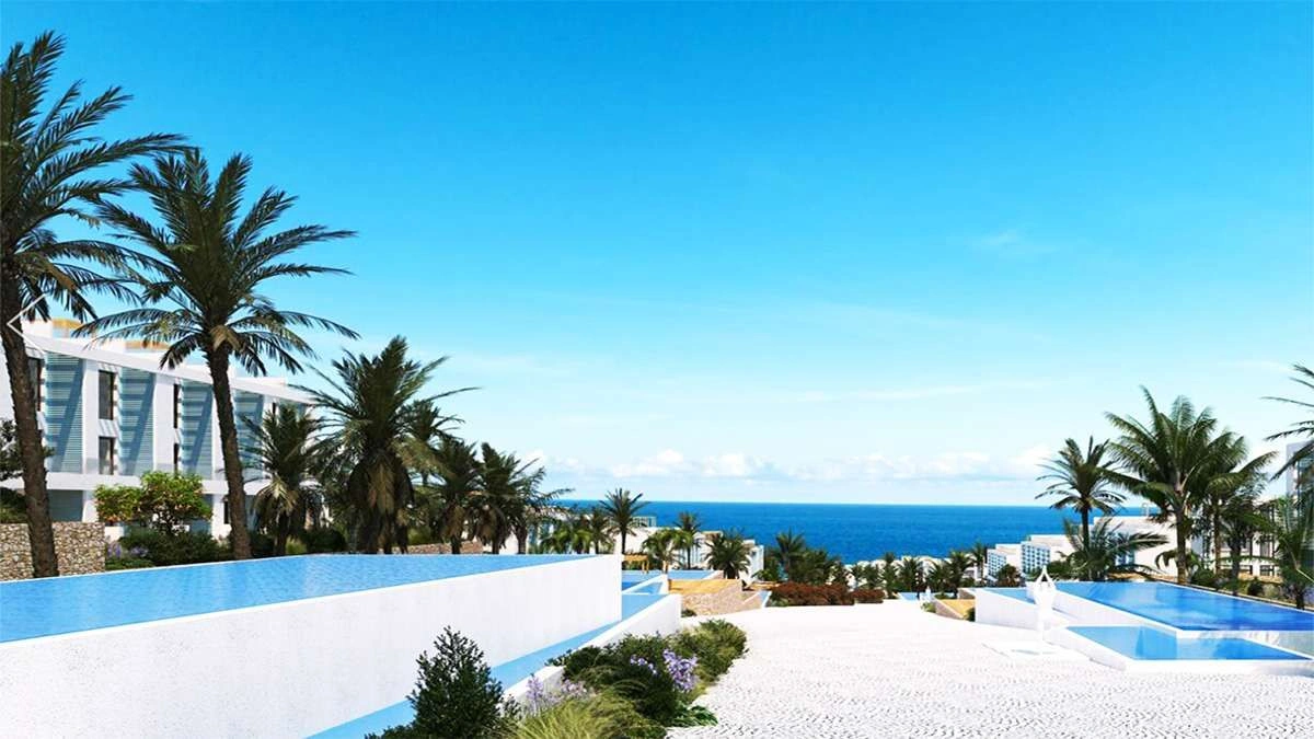 Luxury apartments with mountain views of North Cyprus