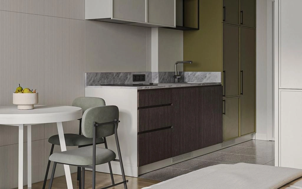 Elite residential complex in climatic spa resort of Georgia