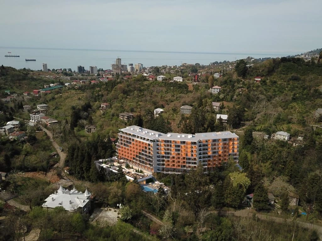 Elite residential complex in climatic spa resort of Georgia