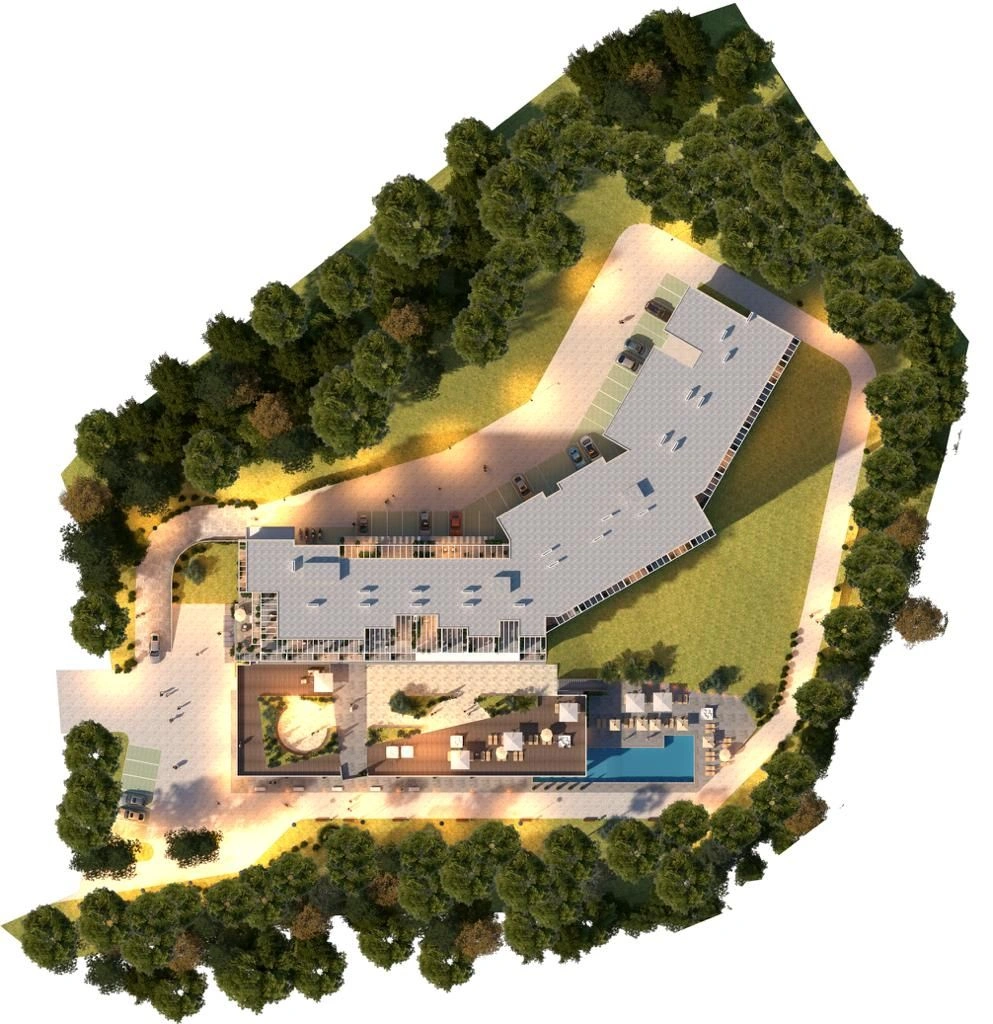 Elite residential complex in climatic spa resort of Georgia