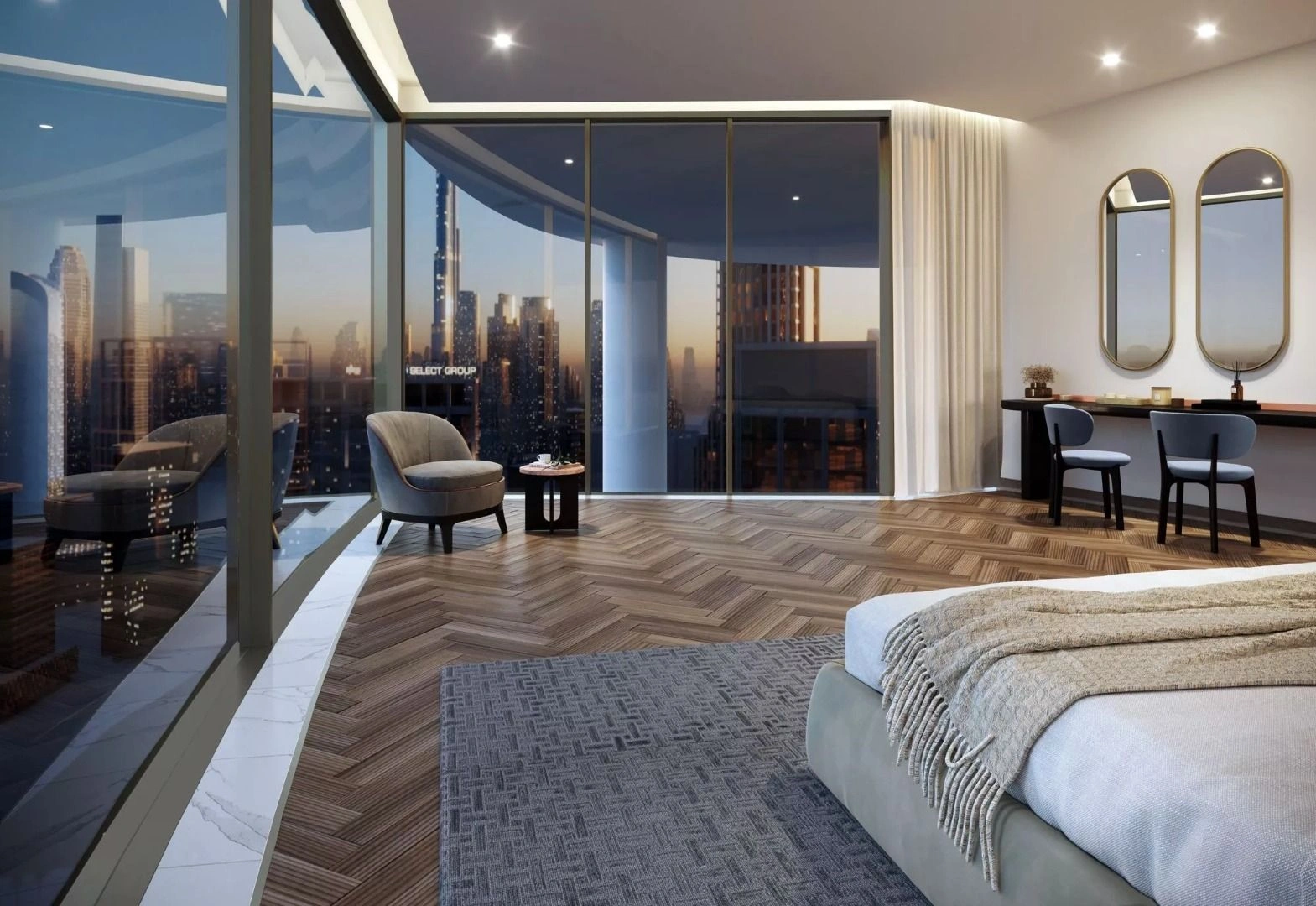 High-rise residential complex on the banks of the Dubai Canal