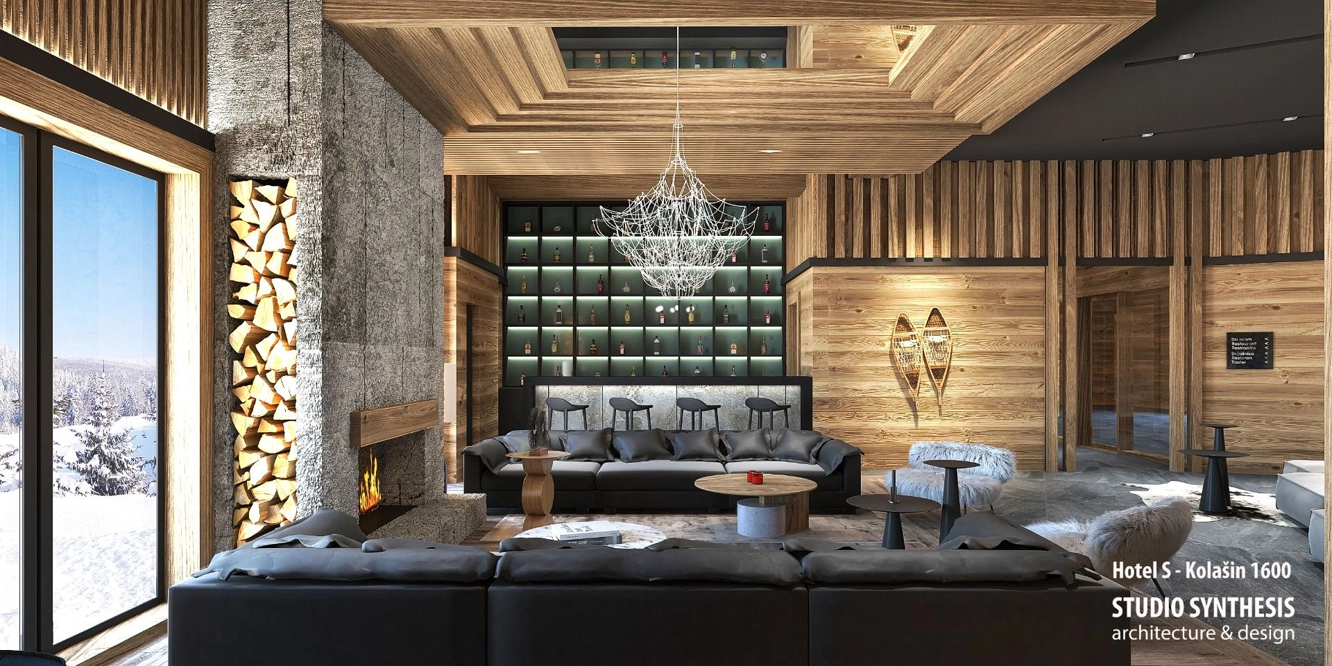 Luxury hotel complex in largest ski cluster of Montenegro