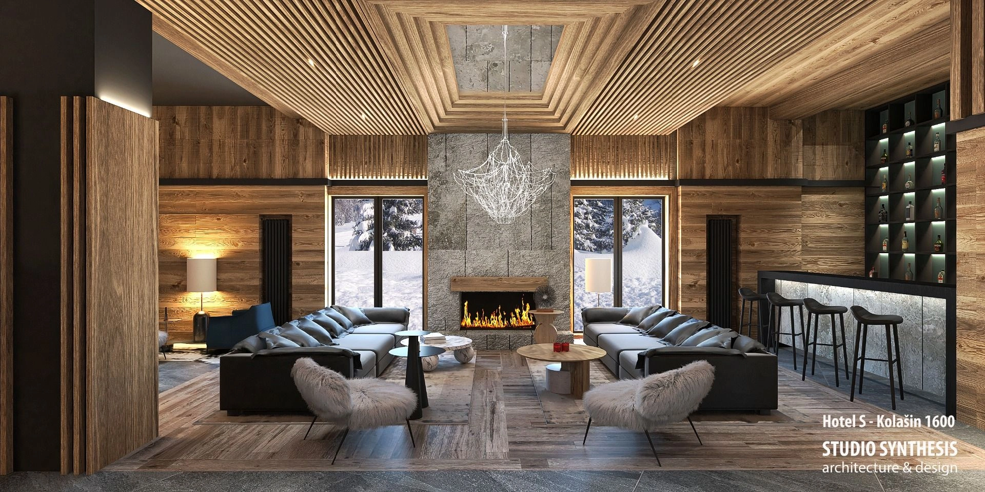 Luxury hotel complex in largest ski cluster of Montenegro