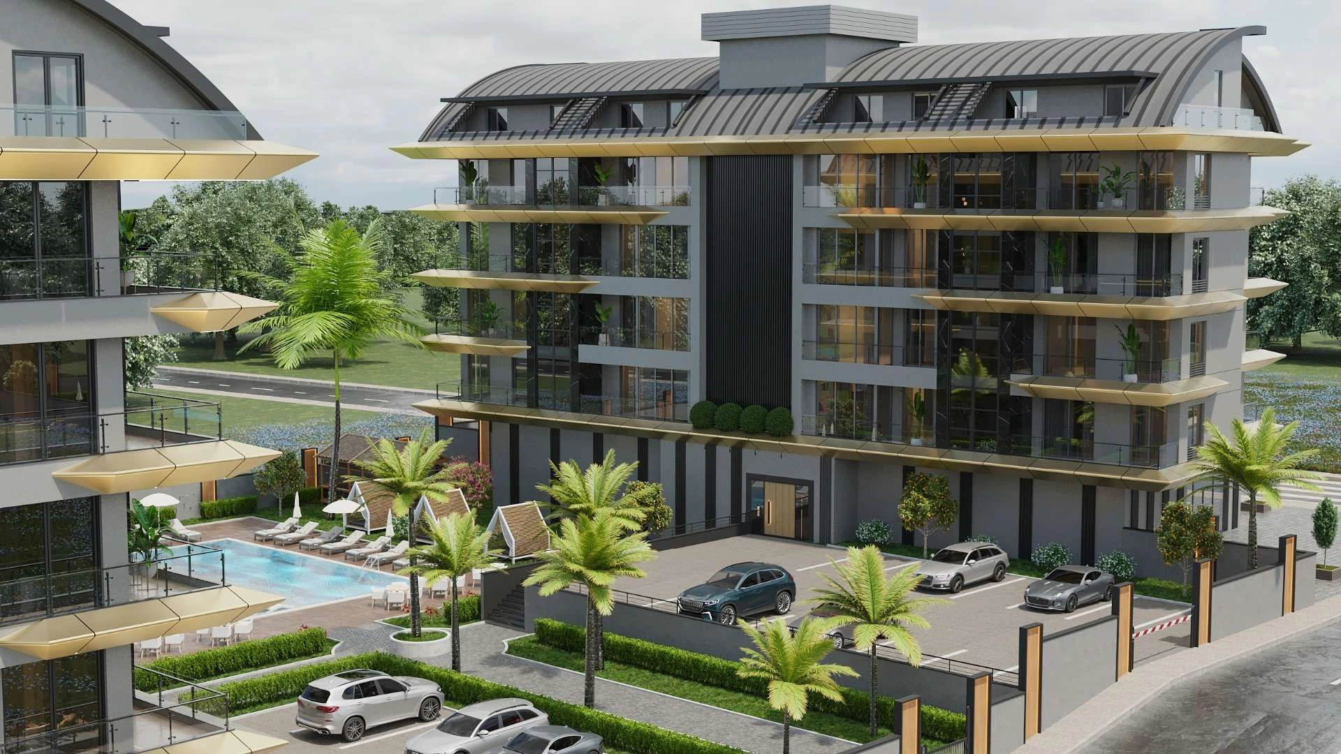 Luxury project 200 meters from the sea Alanya