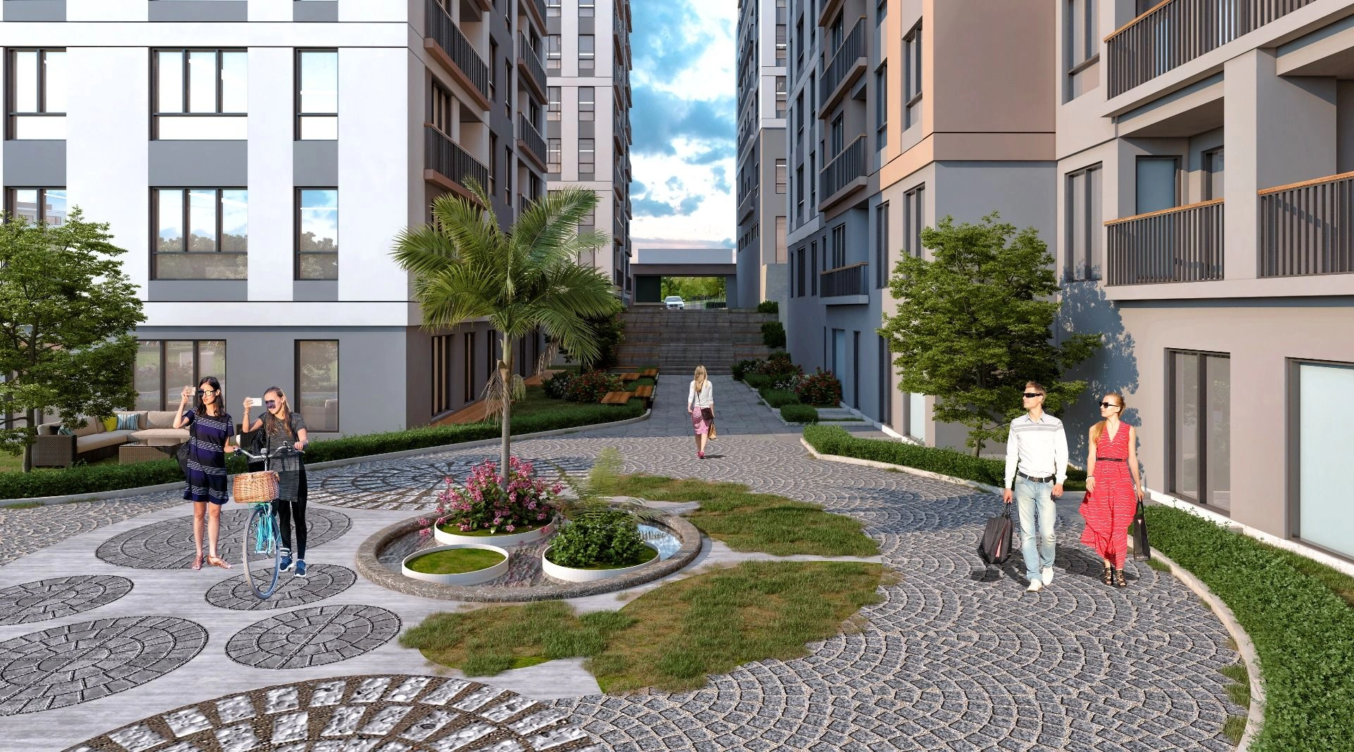 Elite complex near the embankment of Istanbul