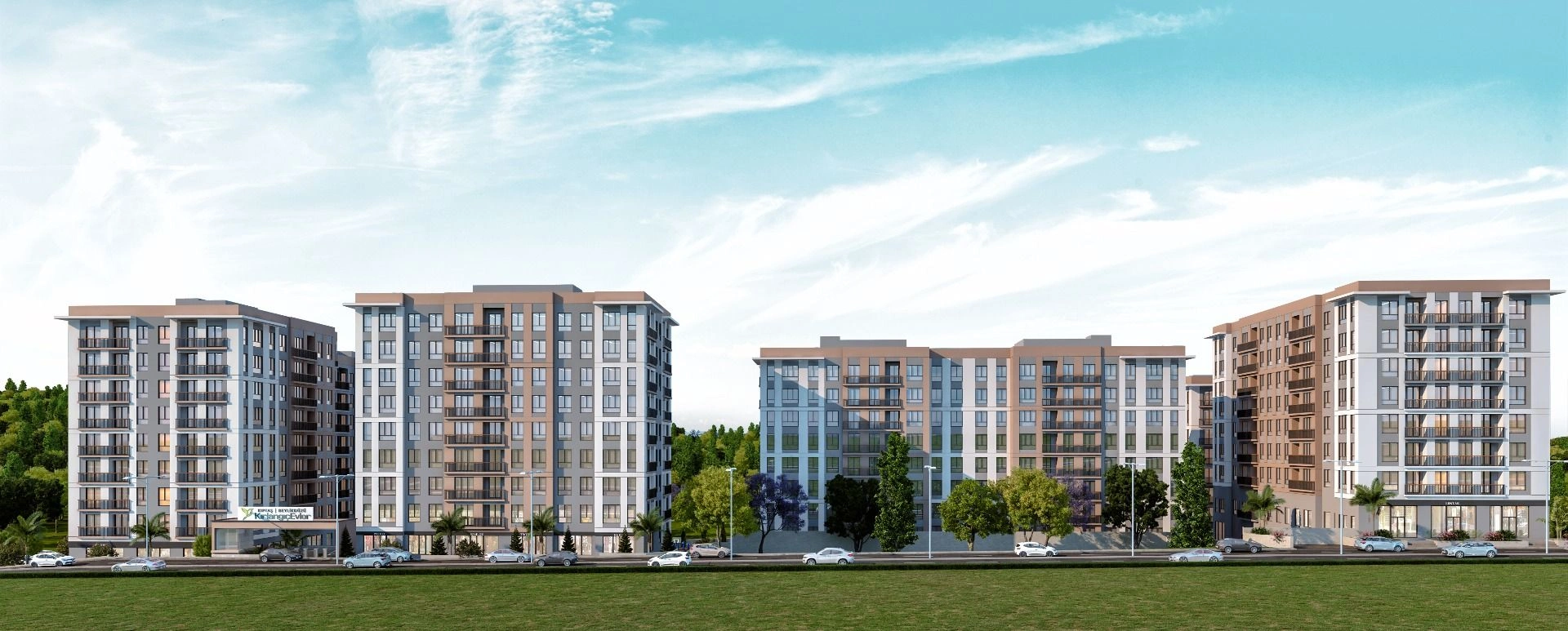 Elite complex near the embankment of Istanbul