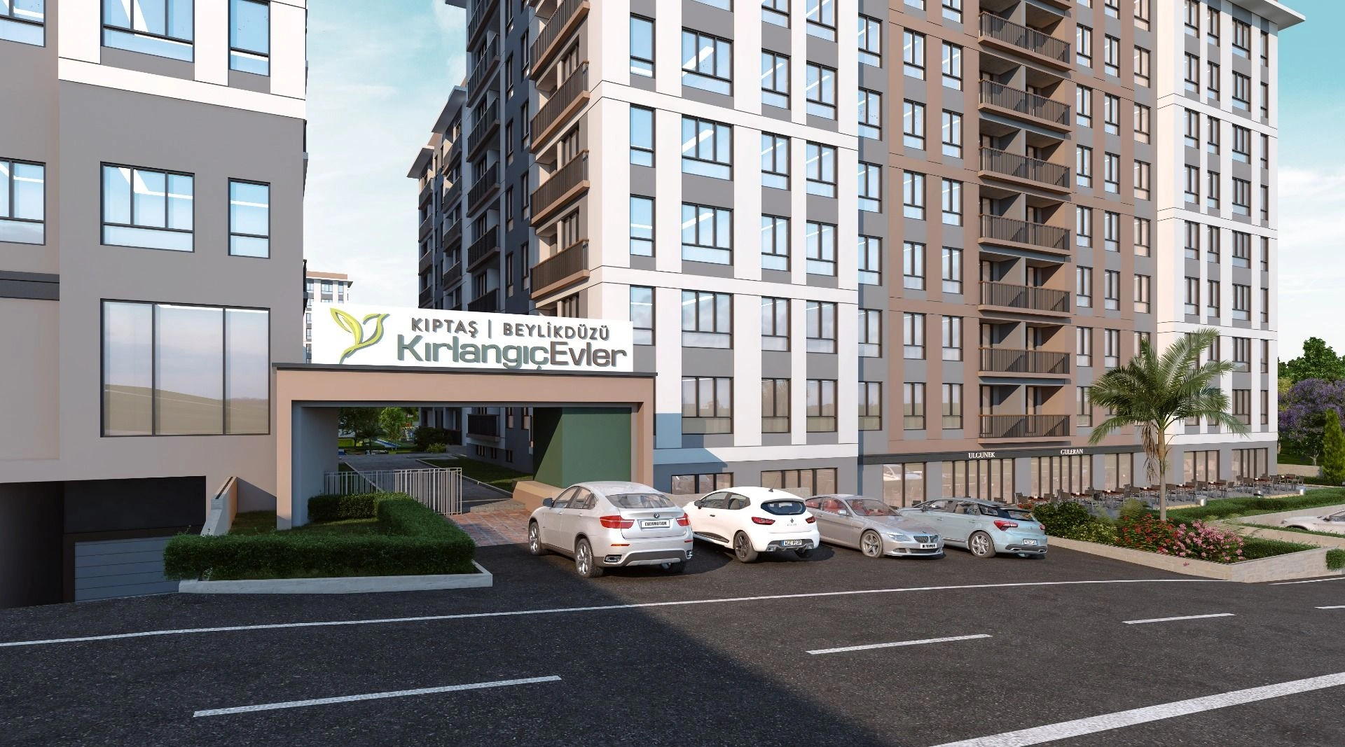 Elite complex near the embankment of Istanbul