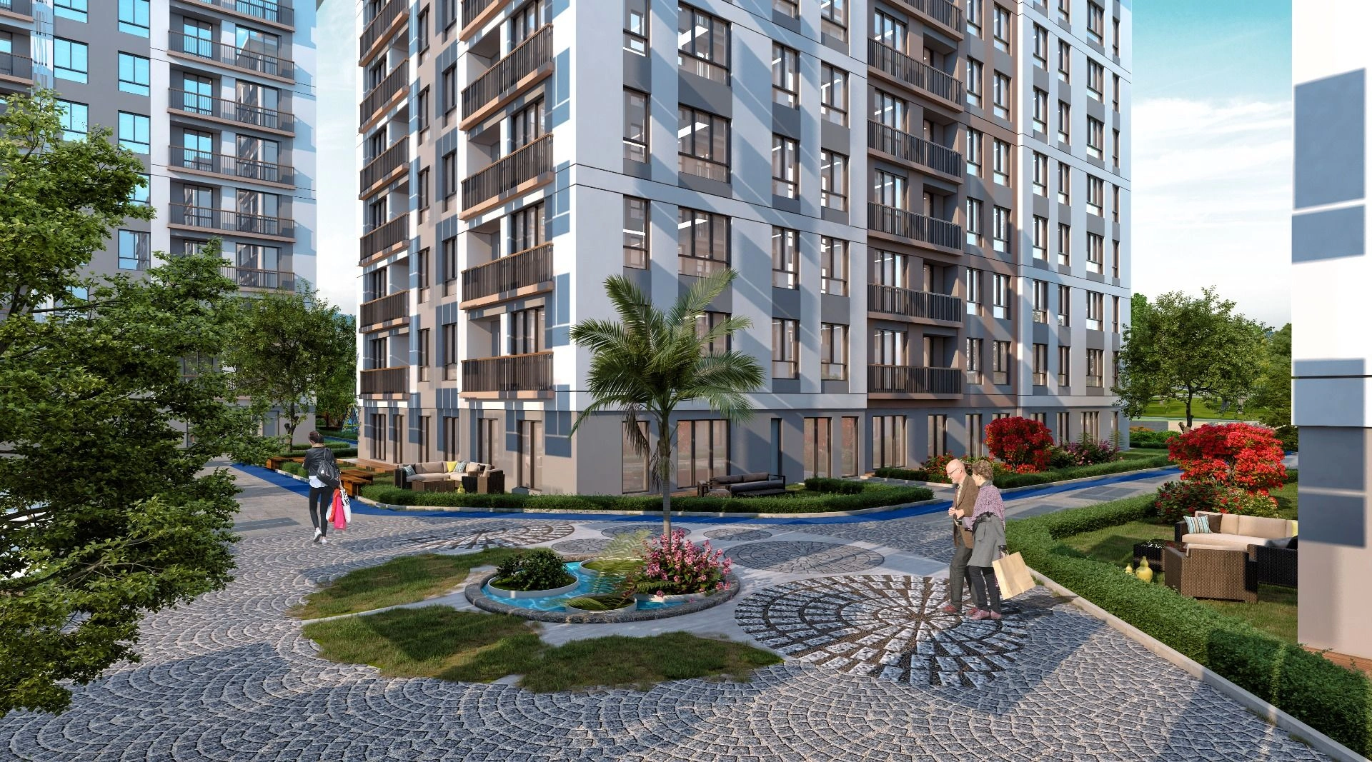 Elite complex near the embankment of Istanbul
