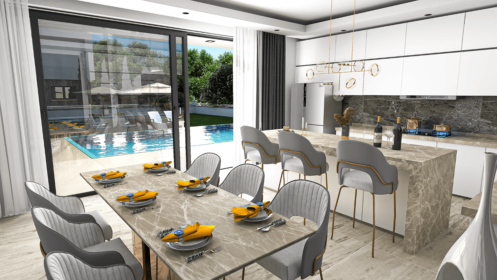 Luxury villa complex in Magosa, Northern Cyprus