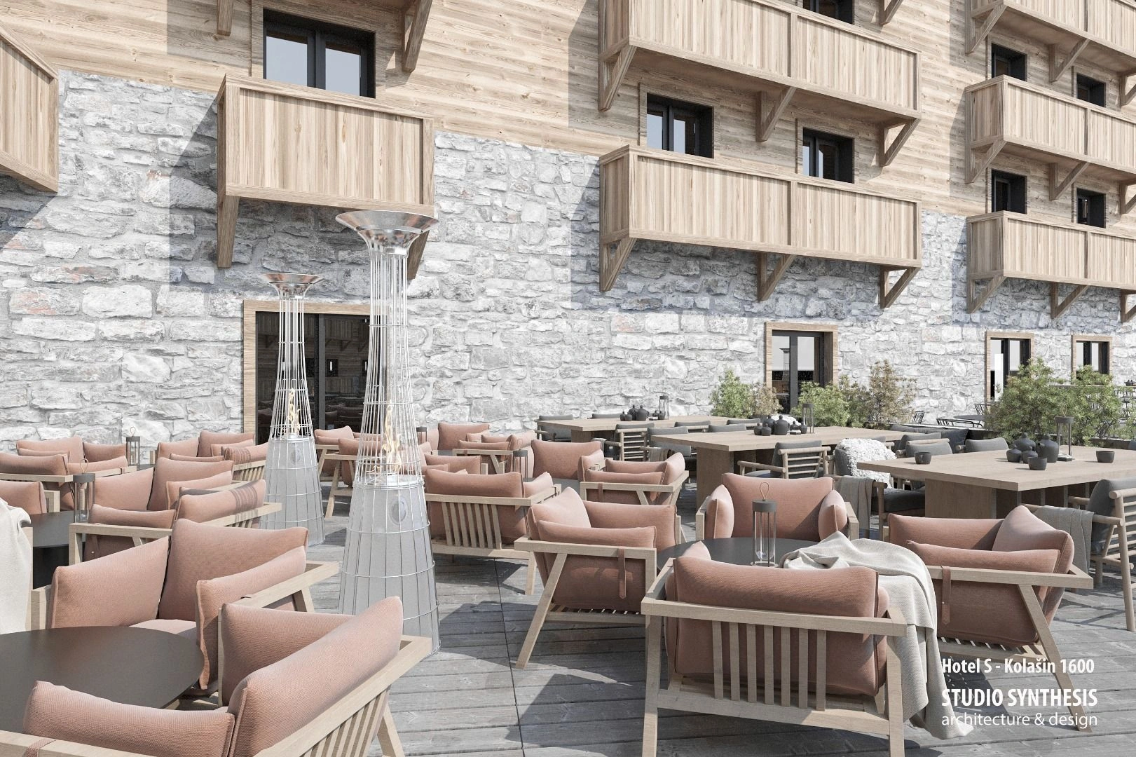 Luxury hotel complex in largest ski cluster of Montenegro