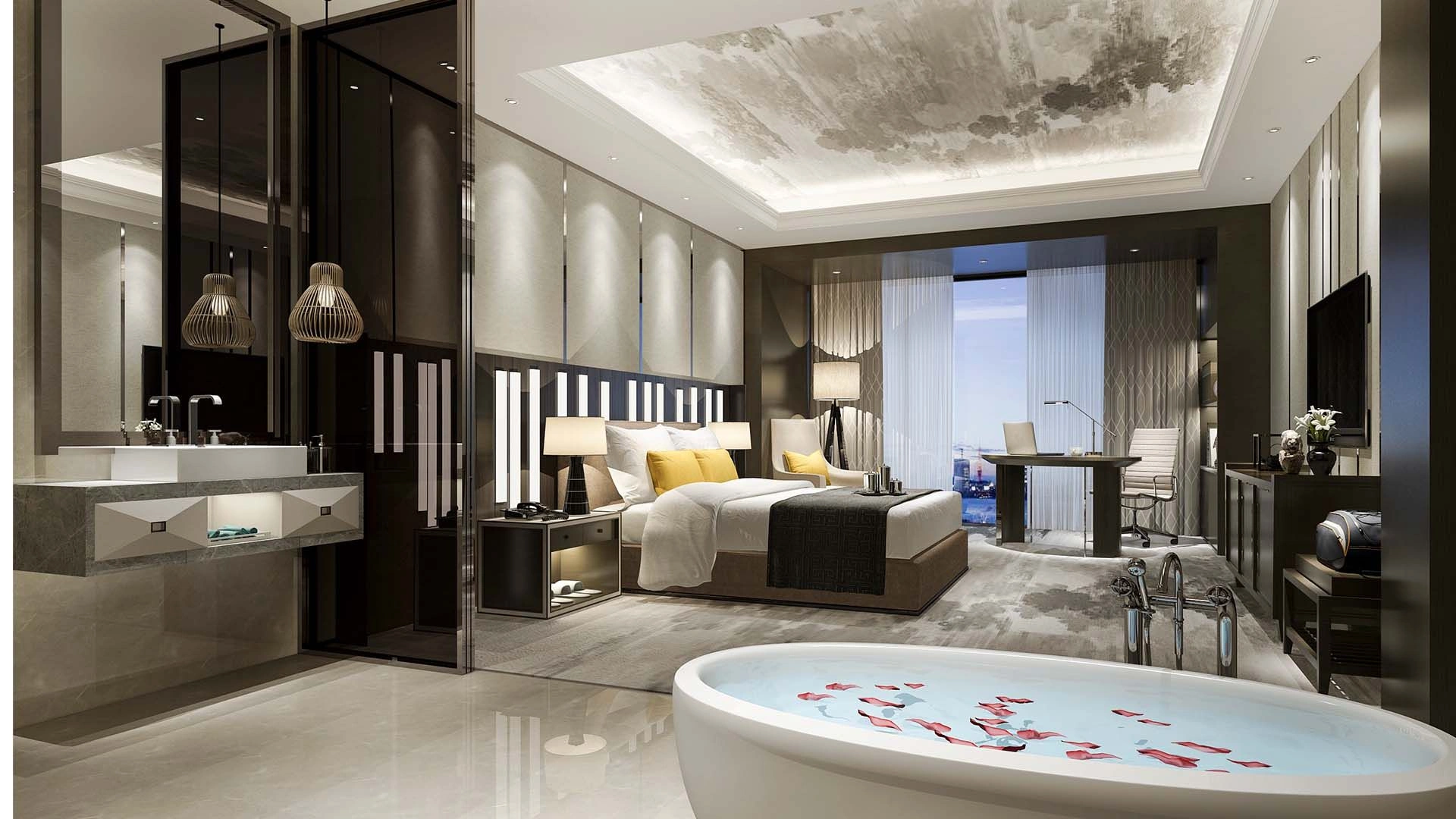 A unique residential complex in the picturesque area of Iskele