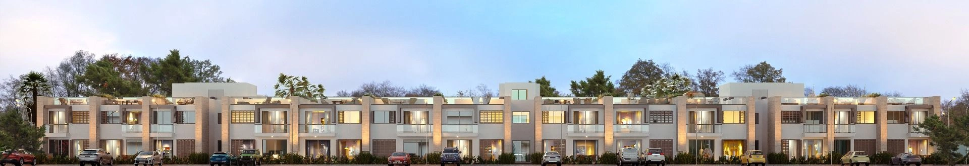 A unique residential complex in the picturesque area of Iskele