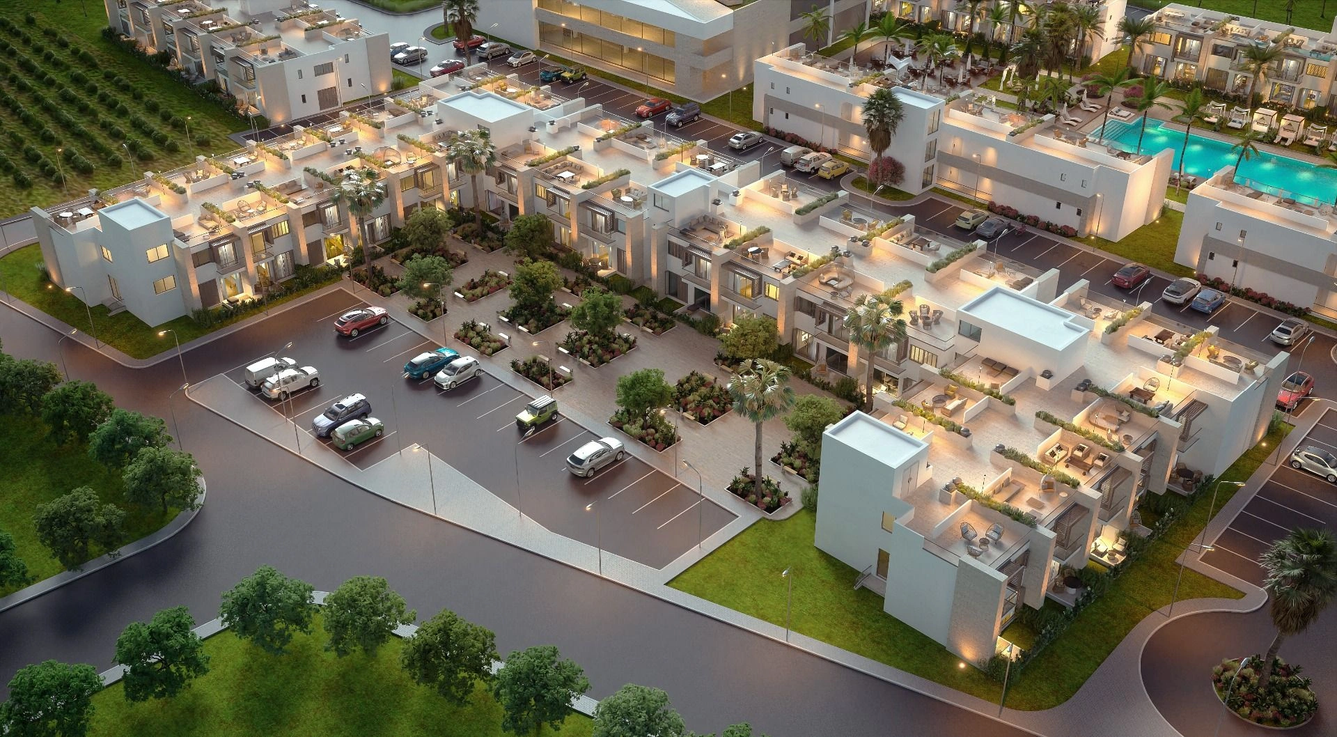 A unique residential complex in the picturesque area of Iskele