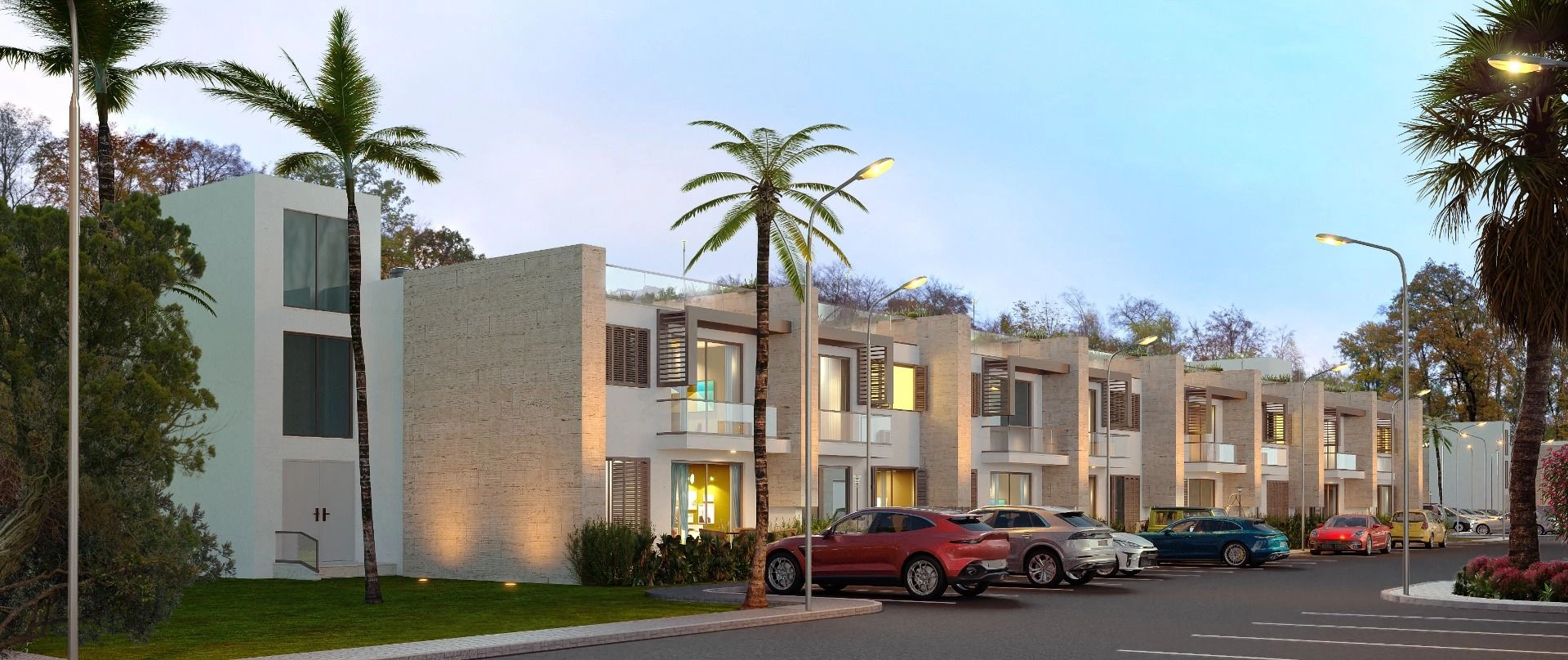 A unique residential complex in the picturesque area of Iskele