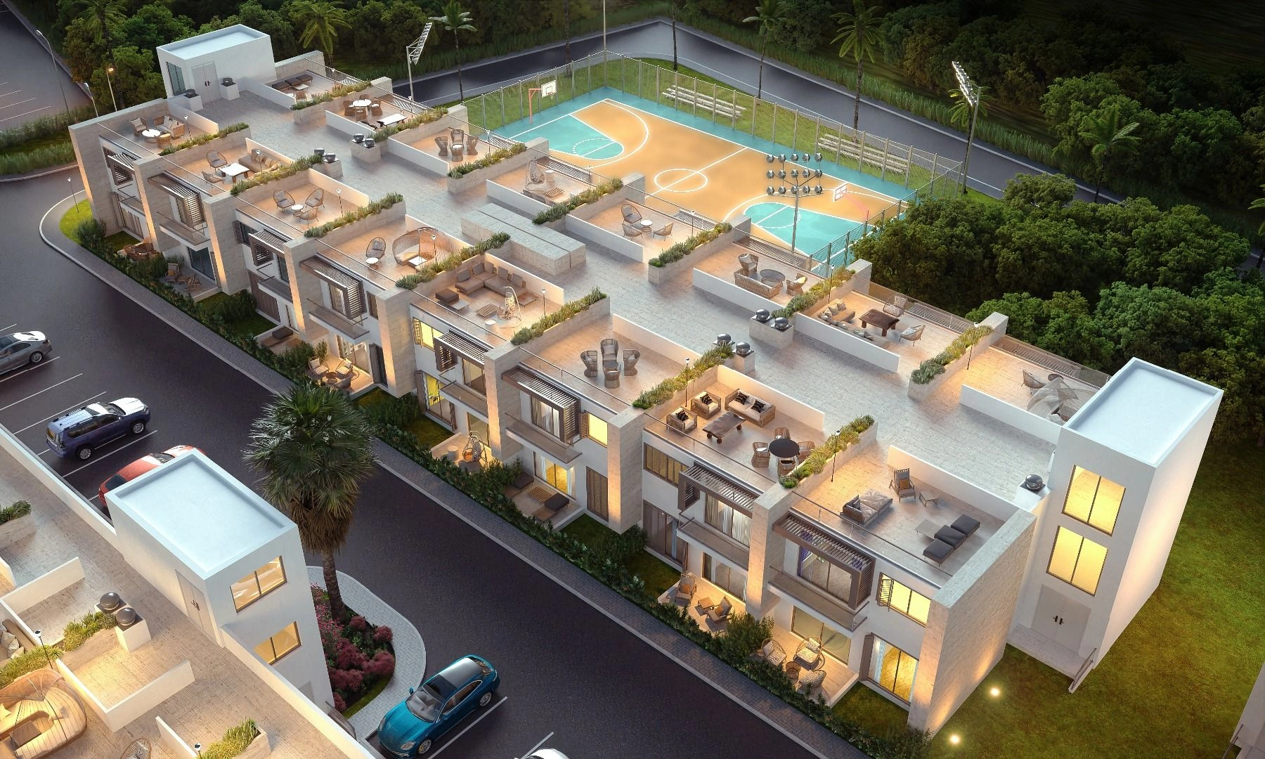 A unique residential complex in the picturesque area of Iskele