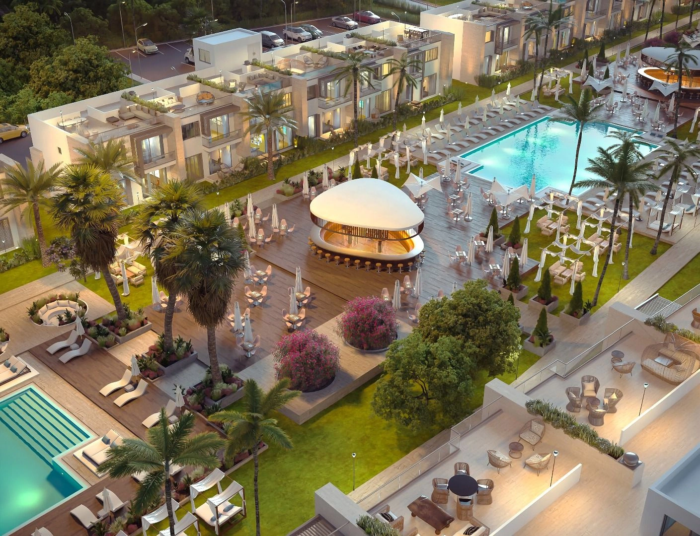 A unique residential complex in the picturesque area of Iskele