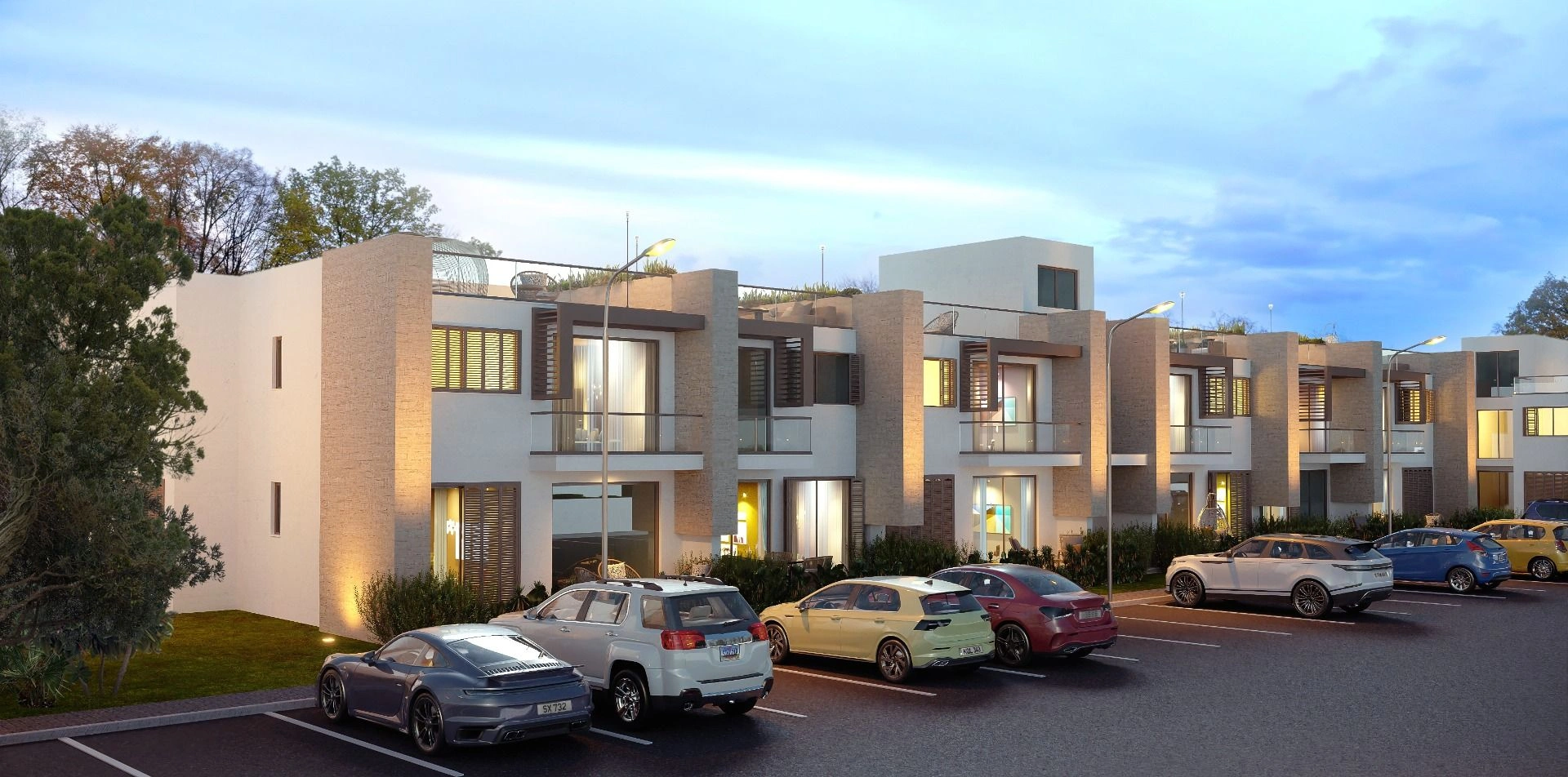 A unique residential complex in the picturesque area of Iskele