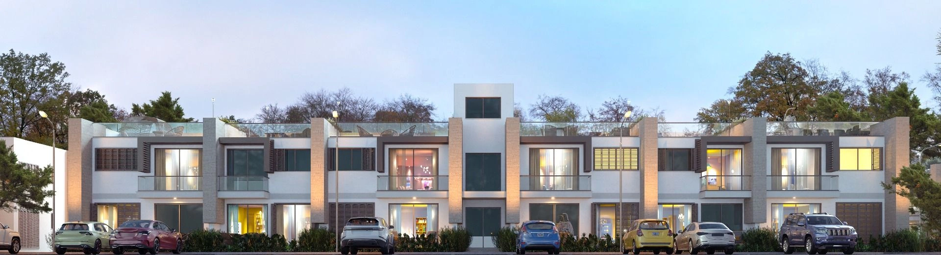 A unique residential complex in the picturesque area of Iskele