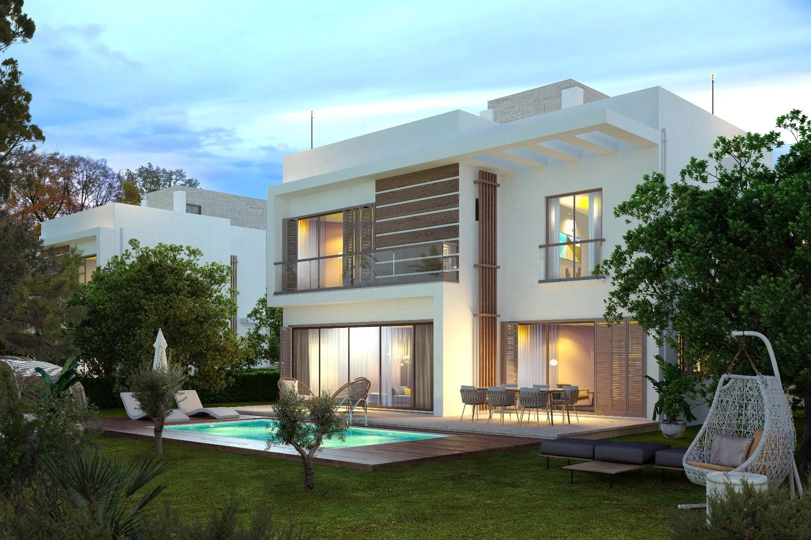 A unique residential complex in the picturesque area of Iskele