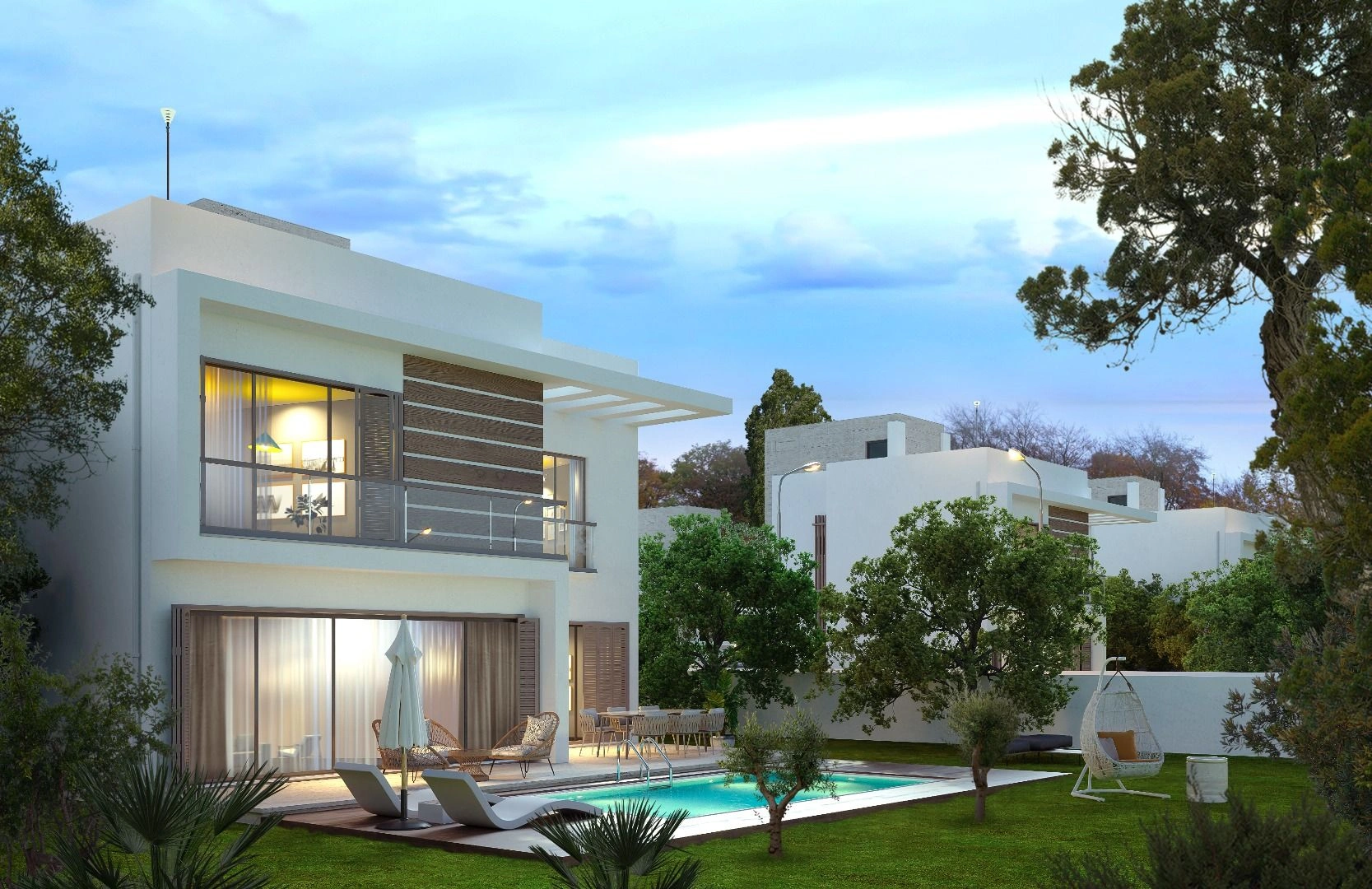 A unique residential complex in the picturesque area of Iskele