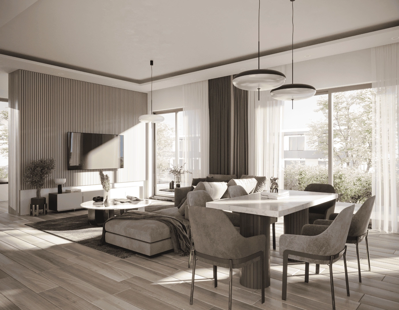 Elite residential complex in the developed area of Chatalkoy