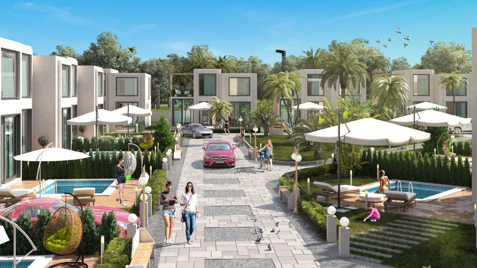 Complex of villas in the village of Chakvi