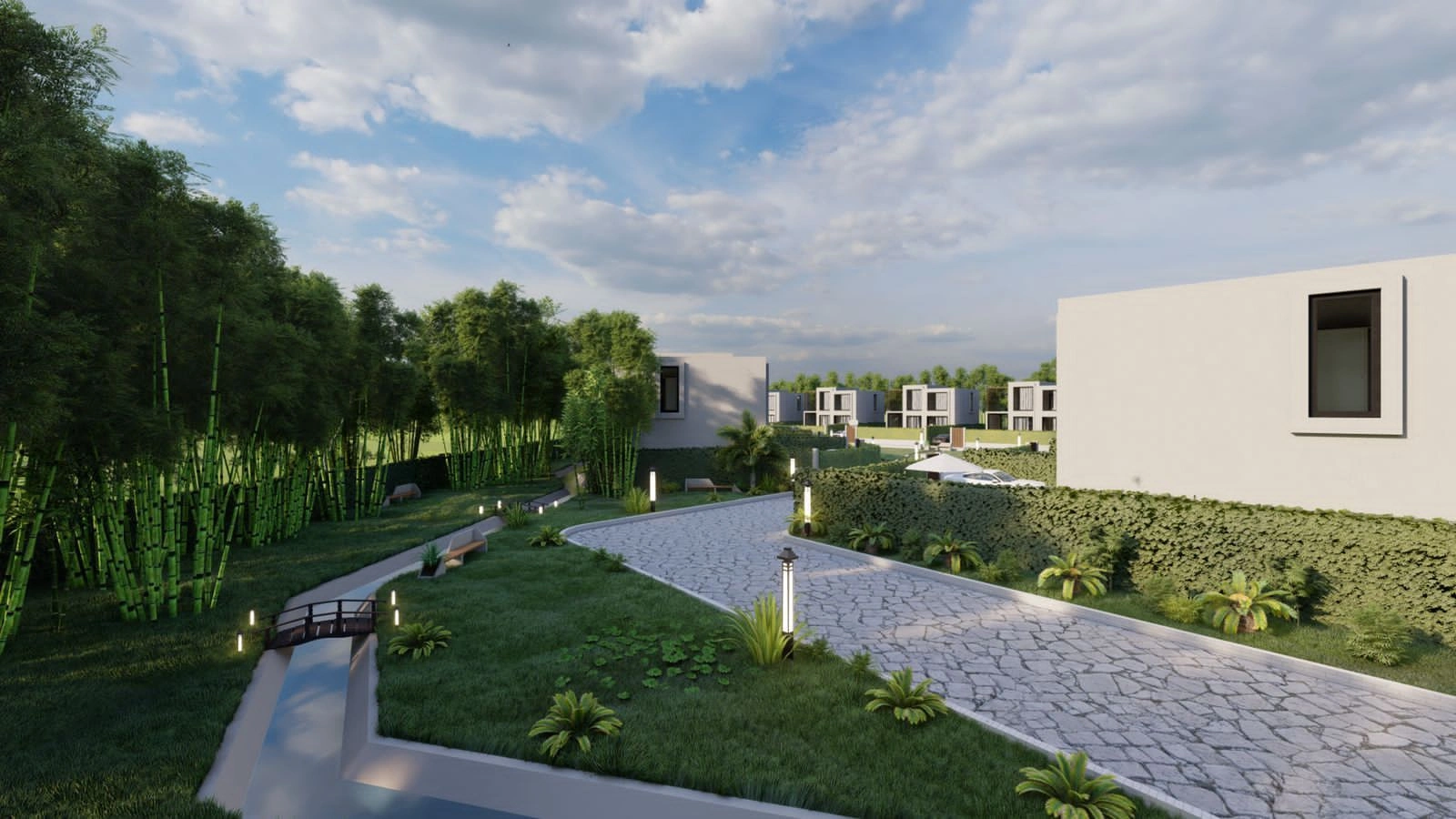 Complex of villas in the village of Chakvi