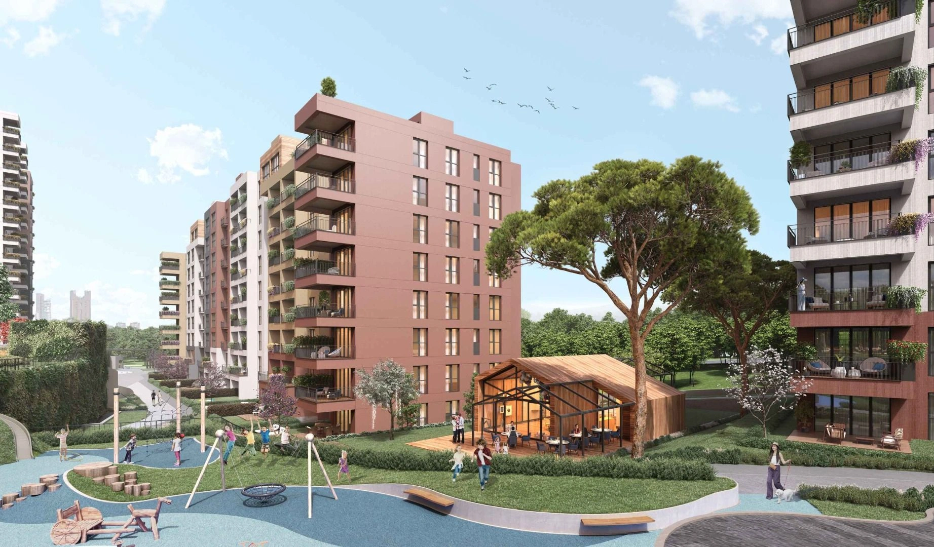 Complejo residencial exclusivo en la parte asiática de Estambul