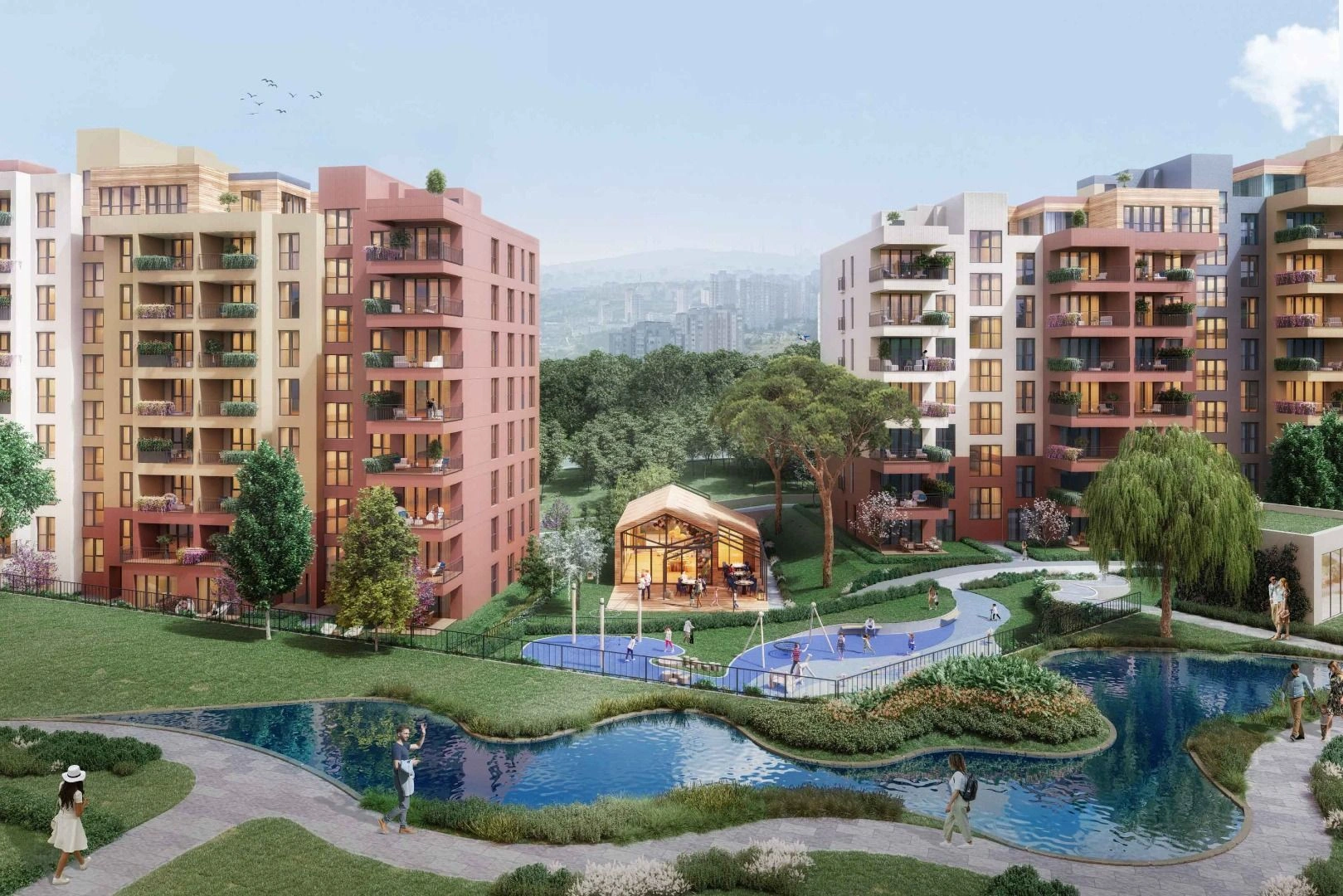 Complejo residencial exclusivo en la parte asiática de Estambul