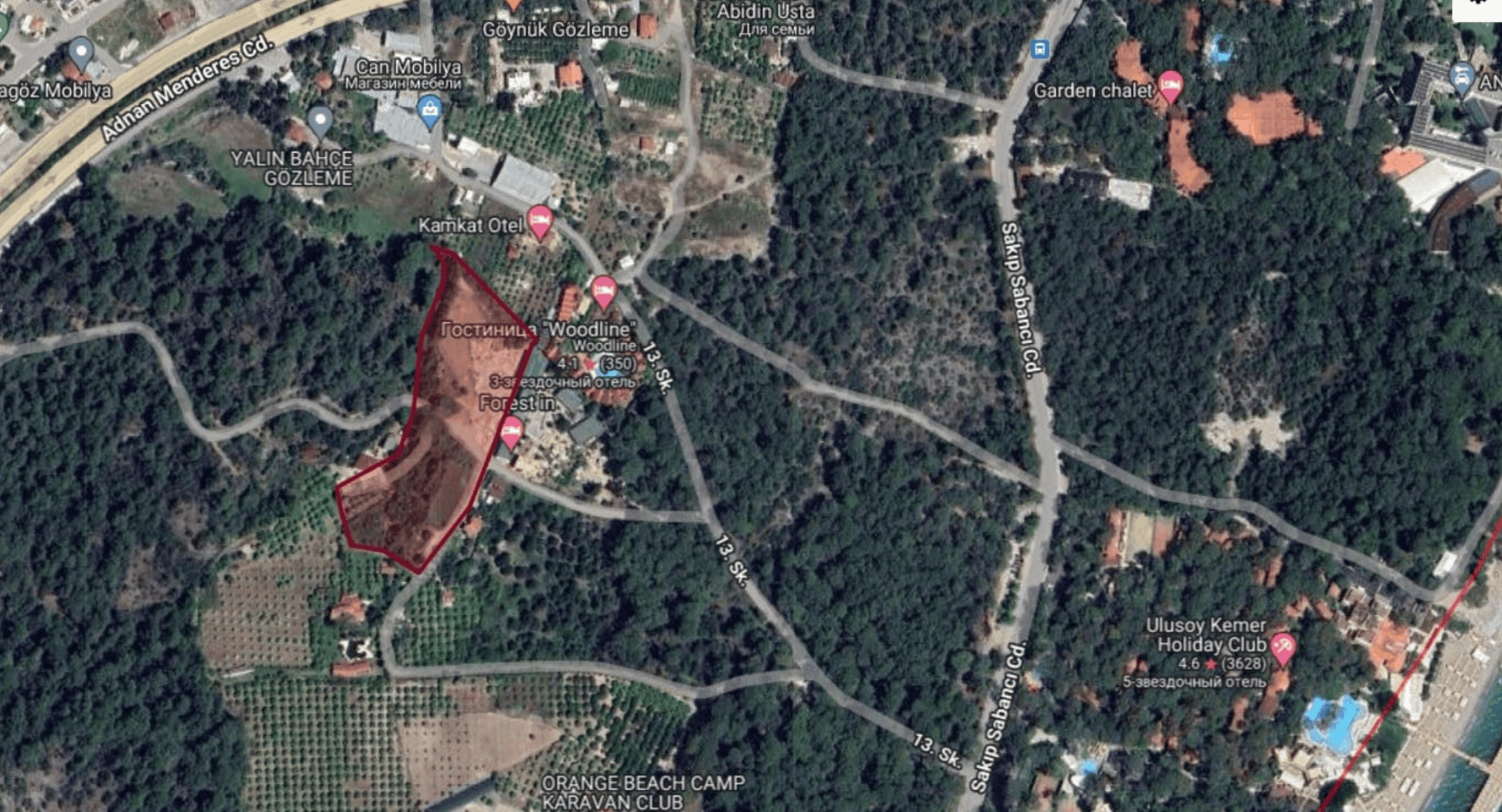 Goynuk'ta otel inşası için arsa satın alın - 3700k € ✅