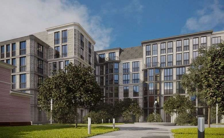 New format apartment building in the center of SPb